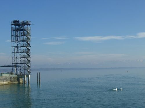 Ežero Konstanta, Friedrichshafen, Stebėjimo Bokštas, Plieno Konstrukcija