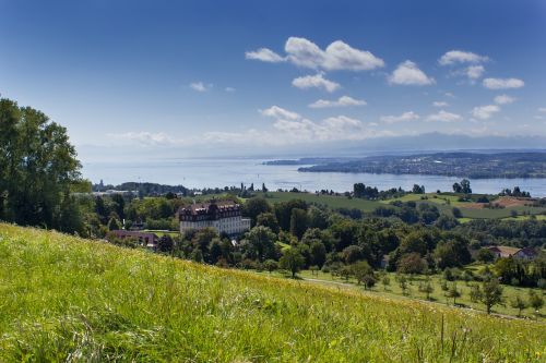 Ežero Konstanta, Panorama, Perspektyva, Überlingersee, Überlingen