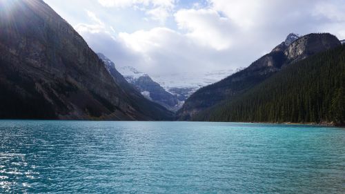Ežero Louise, Ežeras, Banff, Dangus, Ežeras Melaka, Kalnas, Kanada, Uolos