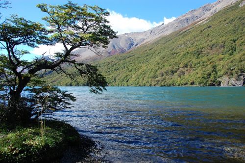 Ežeras Dykumoje, Argentina Patagonia, Ežeras