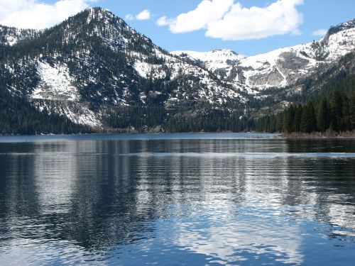Ežeras Tahoe, Atspindys, Vanduo, Kalnas