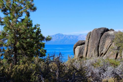 Ežeras Tahoe, Nevada, Ežeras, Tahoe, Kraštovaizdis, Gamta, Amerikietis, Ramus