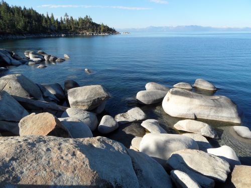Ežeras Tahoe, Ramus, Ramybė, Gamta, Ežeras, Kalninis Ežeras