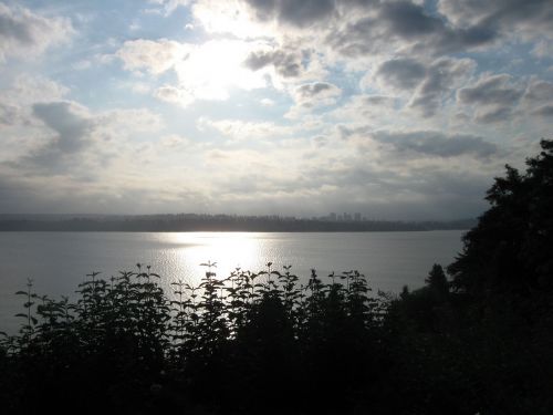 Lake Washington, Saulė, Kraštovaizdis, Vaizdingas, Vista, Vanduo, Apmąstymai