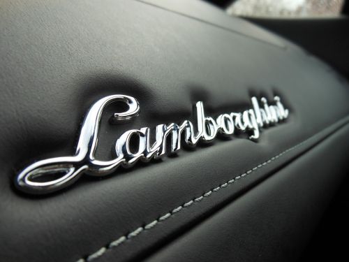 Lamborghini, Raidės, Emblema, Prietaisų Skydelis, Prabanga