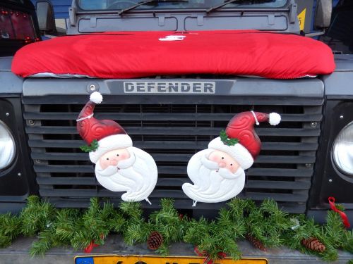 Land Rover, Kalėdos, Kalėdų Senelis, Automobilio Apdaila