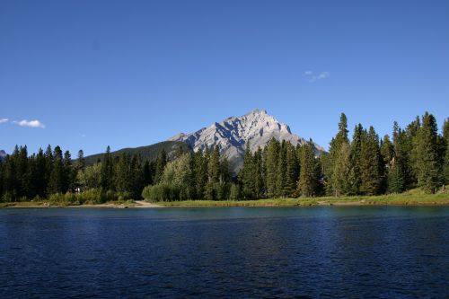 Kraštovaizdis, Kalnas, Ežeras, Miškas, Kanada