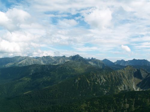 Kraštovaizdis, Kalnai, Aukštas Tatras, Turizmas, Gamta, Vasara