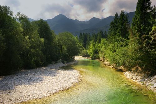 Slovenia, Triglavskių Paradinė, Kraštovaizdis, Kalnas, Žalias, Upelis, Šviesa, Gamta, Žygiai