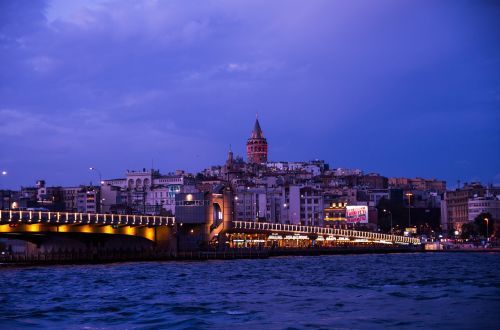Kraštovaizdis, Padidėjo, Galata, Istanbulas