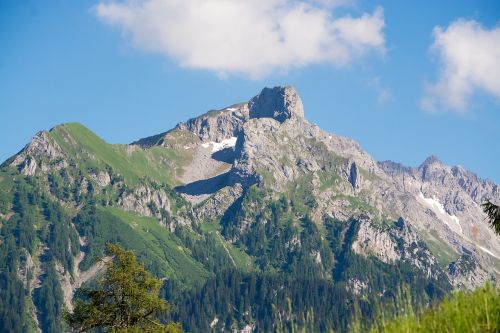 Kraštovaizdis, Gamta, Kalnai, Kalnų Viršūnės, Vasara, Žinoma, Kalnas, Dangus, Austria