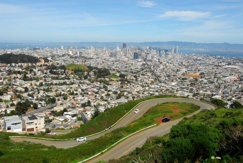 Kraštovaizdis, San Franciskas, Kalifornija, Usa