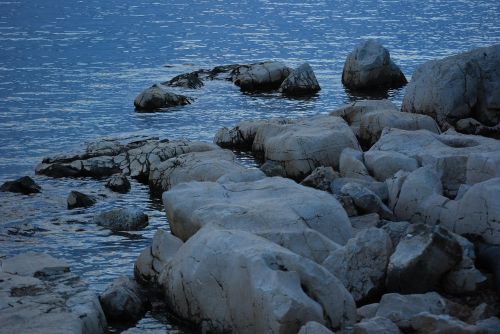 Kraštovaizdis, Jūra, Romantiškas, Kroatų Pakrantė, Akmenys