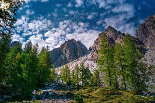 Kraštovaizdis, Gamta, Kalnai, Austria, Alpių, Tyrol, Debesys, Apšvietimas, Ruduo