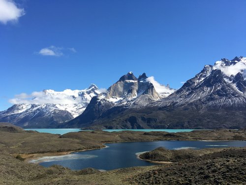 Kraštovaizdis,  Torres Del Paine,  Chile,  Čilės Patagonia,  Torres,  Paine,  Patagonia,  Pobūdį,  Kalnai