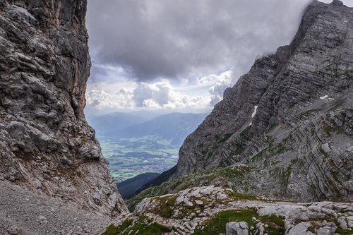 Kraštovaizdis,  Kalnai,  Dangus,  Debesys,  Salzburger Žemė