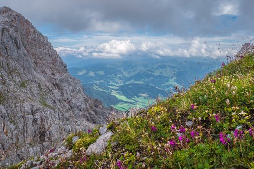 Kraštovaizdis,  Kalnai,  Meadow,  Dangus,  Salzburger Žemė
