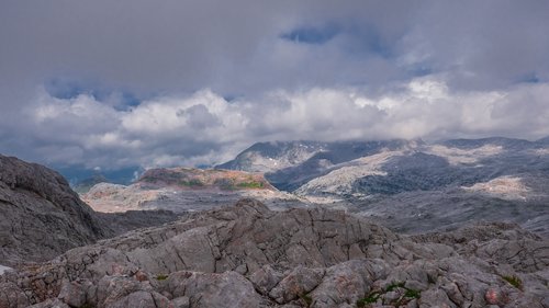 Kraštovaizdis,  Kalnai,  Dangus,  Steinernes Meer,  Berchtesgaden Nacionalinis Parkas
