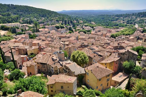 Kraštovaizdis,  Kaimas,  Viduramžių Kaimas,  Provence Fransas,  Panorama
