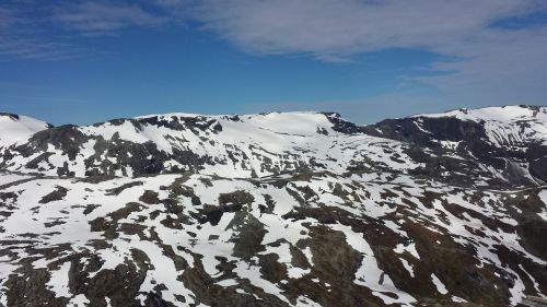 Kraštovaizdis, Kalnai, Norvegija, Gamta, Šiaurinis Kalnas, Sniegas