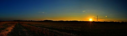 Kraštovaizdis, Panorama, Saulėlydis