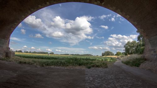 Kraštovaizdis,  Panorama,  Dangus,  Debesys,  Tiltas