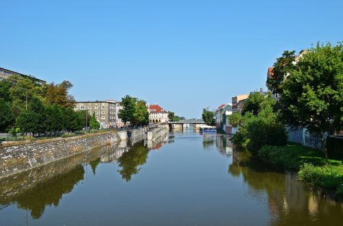 Kraštovaizdis,  Panorama,  Vaizdas,  Medis,  Architektūra,  Vanduo,  Upė,  Dangus,  Lenkija,  Miestas,  Opolė,  Tymai,  Mėlynas Dangus,  Pastatas,  Šventė,  Turizmas