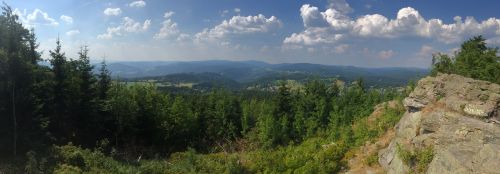 Kraštovaizdis,  Panorama,  Gamta,  Čekijos Respublika,  Debesys,  Vaizdas,  Miškas