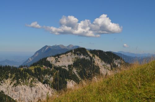 Peizažai, Šventė, Kalnai, Bavarija, Tolimas Vaizdas, Alpių
