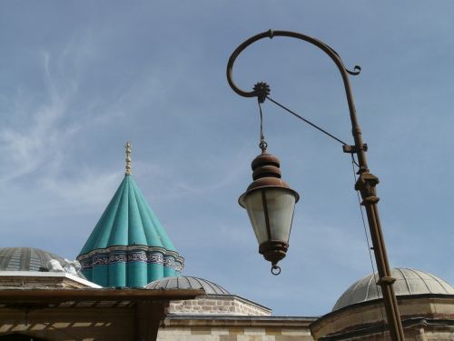 Žibintas, Mečetė, Konya, Mauzoliejus, Mevlana, Jalal Ad Din Rumi, Muziejus, Šviesos Stulpas, Apšvietimas, Lempa