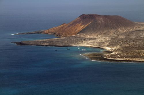 Lanzarote, Sala, Kanarika, Kraštovaizdis, Vulkanas, Panorama