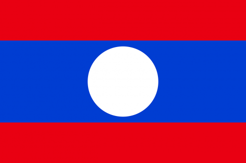 Laosas, Vėliava, Nacionalinis, Simbolis, Šalis, Tauta, Laosiečių, Asija, Nemokama Vektorinė Grafika