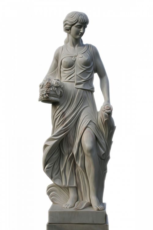 Moteris,  Romėnų,  Statula,  Izoliuotas & Nbsp,  Fonas,  Išsamiai,  Iškirpti,  Didelė Moterų Statula 2
