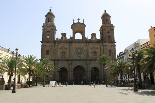 Las Palmas, Katedra, Gran Canaria, Ispanija, Kanarų Salos, Miestas, Ispanų, Architektūra, Europa, Istorinis, Pastatas