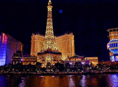 Las Vegasas, Naktis, Paminklas, Paris, Kazino