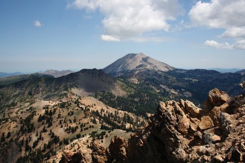 Lassen Volcanic, Nacionalinis Parkas, Kalifornija, Usa, Kalnas, Vulkanas