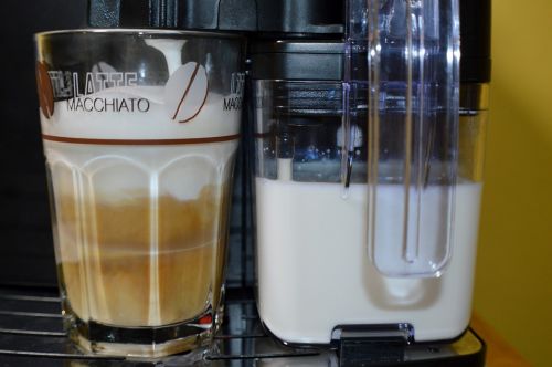 Latte Macchiato, Kava, Arbata, Kavinė Au Lait, Milchschaum, Stiklas, Pienas