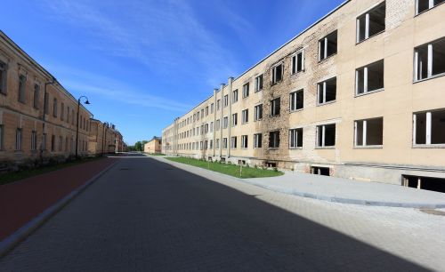 Latvia, Daugavpils, Fortas, Pastatai, Gatvė