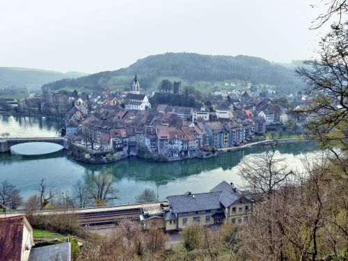 Laufenburgas, Aukštasis Reinas, Vokietija, Šveicarija, Rinas, Hotzenwald