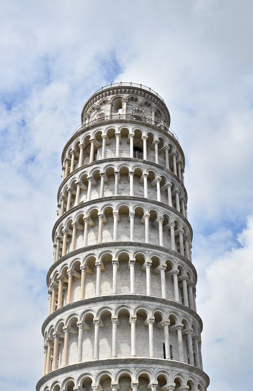 Pasviręs Bokštas, Pisa, Toskana, Italy, Architektūra, Lankytinos Vietos