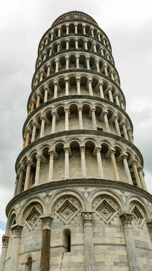 Pasviręs Bokštas, Pisa, Italy, Toskana, Bokštas