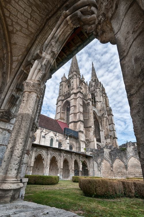 Palikti, Katedra, Bažnyčia, Soissons, France, Picardy, Šventas, Viduramžių, Krikščionybė, Tikėjimas, Religija, Dievas, Gotika
