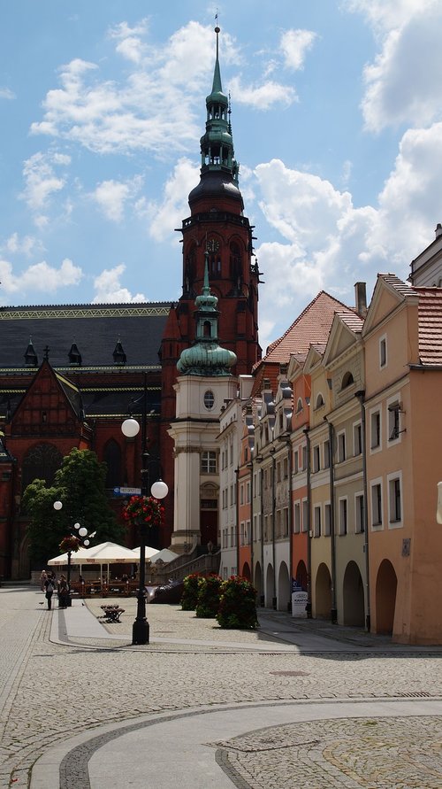 Legnica,  Liegnitz,  Lenkija,  Architektūra,  Miestas,  Gatvė