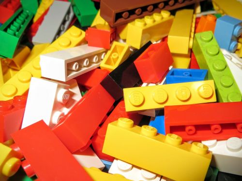 Lego, Daugiaspalvis, Plytos, Žaidimas, Vaikai, Pastatas