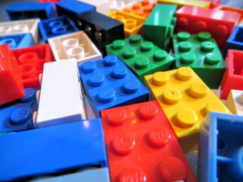 Lego, Daugiaspalvis, Plytos, Žaidimas, Vaikai, Pastatas
