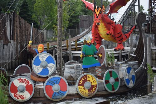 Lego, Legolandas, Denmark, Billund, Vikingo Laivas