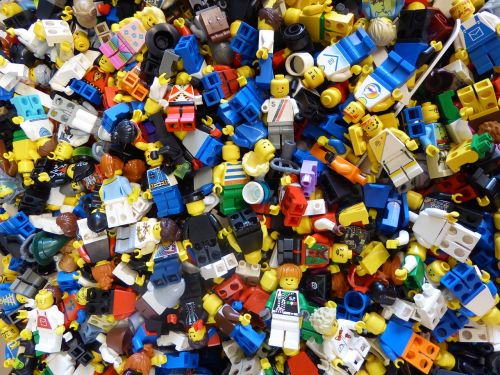 Lego Blokai, Spalvinga, Statyti, Sutraukti Kartu, Akmens Figūros, Žaislai