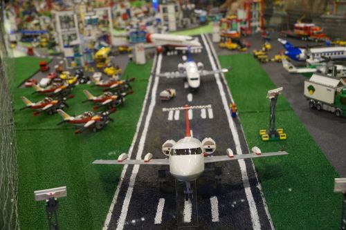 Lego Miestas, Lėktuvas, Oro Uostas, Paroda, Žaislai, Lego