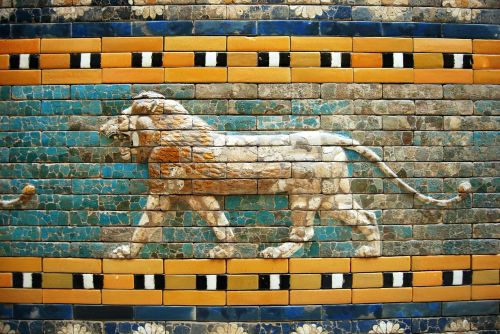 Leo, Mozaika, Menas, Muziejus, Berlynas, Vokietija, Babilonas, Senovės