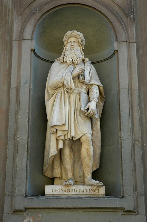 Leonardas Da Vinčis, Išradėjas, Žvalgyba, Menas Ir Amatai, Skulptūra, Nėra Žmonių, Vertikalus, Patinas, Statula